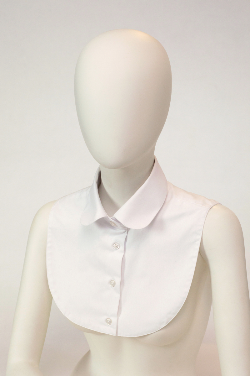 Basic white  round Vsadky Wohlmi výroba a prodej košilových vsadek
